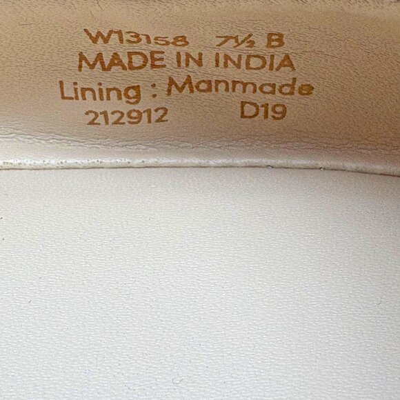 Cole Haan Elbridge Tandori Spice Leather Suede Cap Toe Ballet Flats - Picture 4 of 9